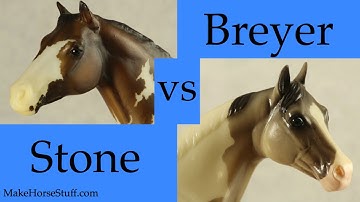 Breyer vs Stone model horses