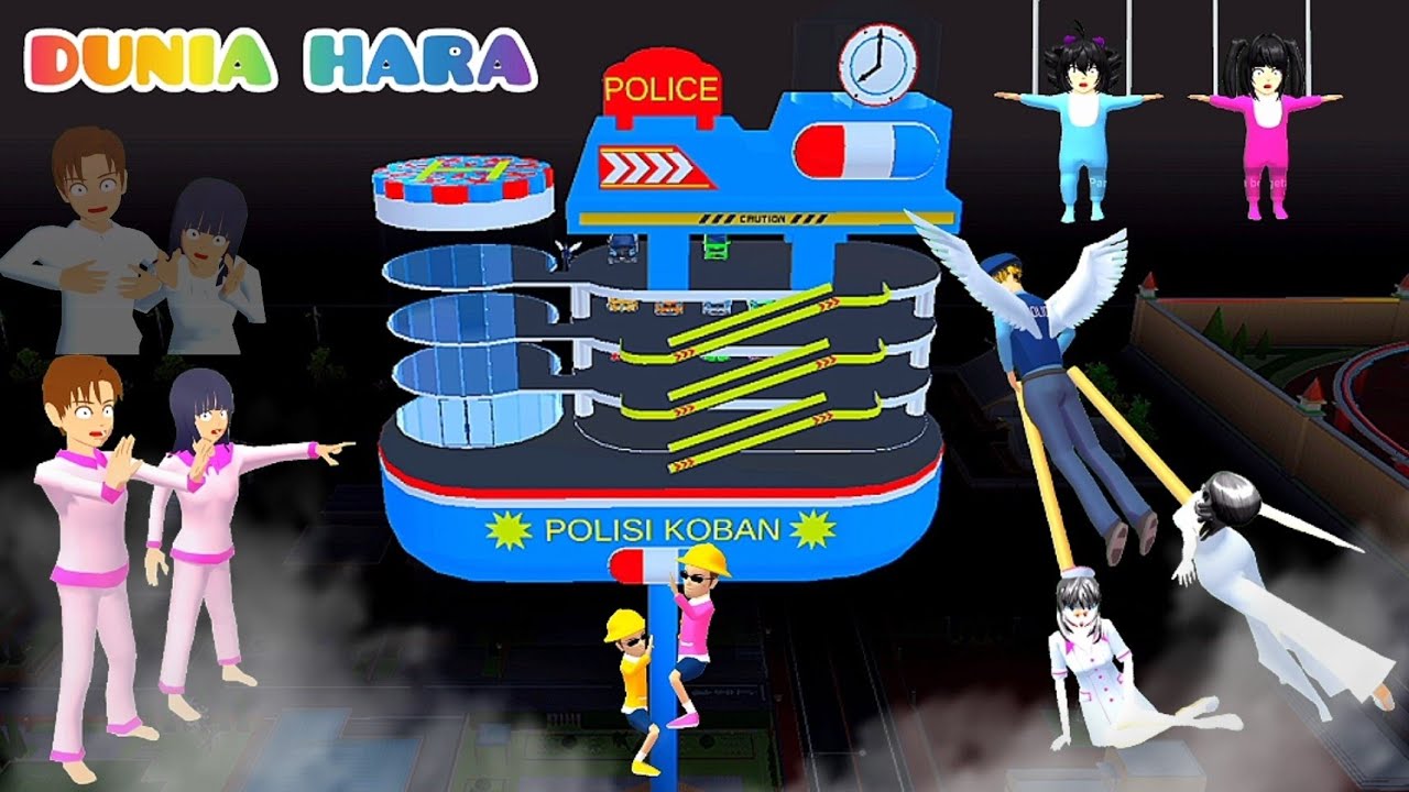 Yuta Mio diganggu Hantu tidur diluar | Markas Polisi Hantu diatas Langit Penjara Hantu 😱