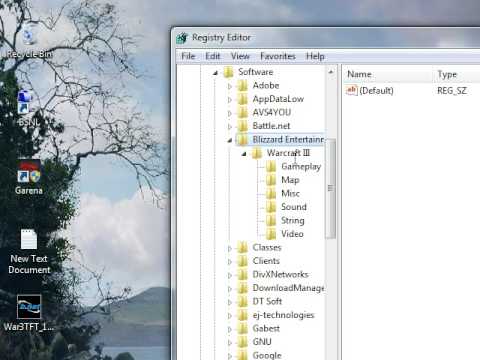 Fixing Registry error loading key Warcraft III InstallPath