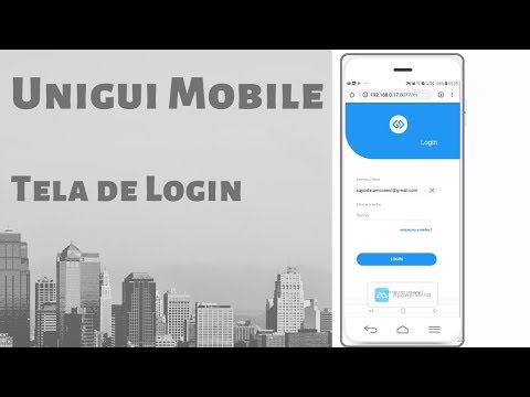 Login no uniGUI Mobile