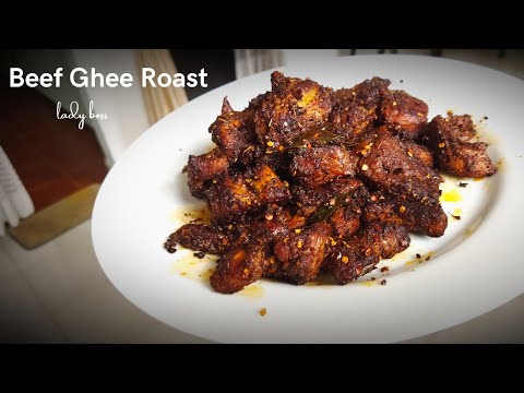 Beef Ghee Roast/ Beef pepper roast/ Iraicchi varuval/ beef fry/ beef recipes by ladyboss #REC-136