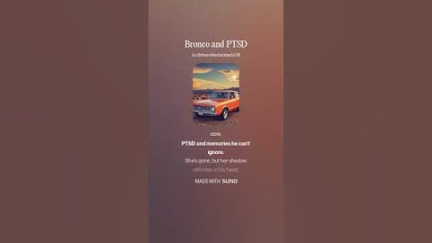 Thumbnail of AICompost - Bronco and PTSD (Losing Your Mind Over Girl and Bronco) (Ai Country Song)