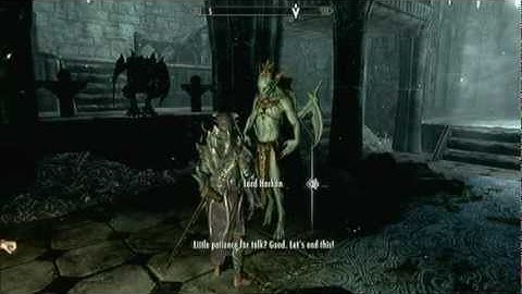 SKYRIM DAWNGUARD DLC WALKTHROUGH # 10 KINDRED JUDGEMENT  ENDING