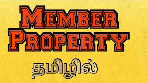 STAADPRO - Member Property ( Part II) Apply in Structures | Tamil tutorials