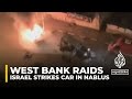 Israeli military strikes vehicle in West Bank’s Nablus