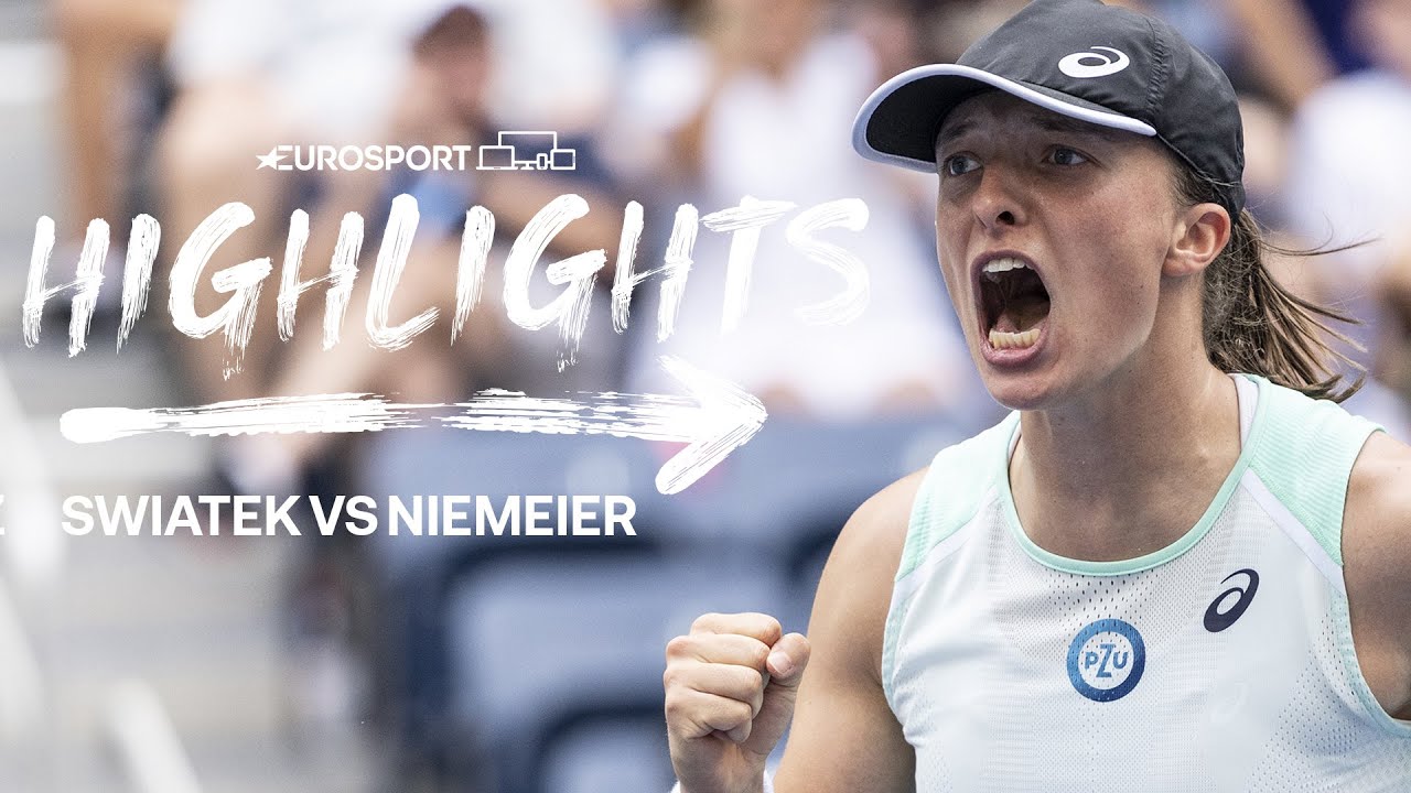 Iga Swiatek Battles Back to Beat Jule Niemeier 2022 US Open Eurosport Tennis