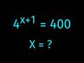 Solve for x in this nice exponential equation | Math Olympiad Mathematics
