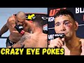 Chris weidman throwing eye pokes at bruno silva footage