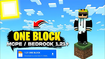 One Block Map For Minecraft Pe 1.21+ Android \\ One Block For Mcpe 1.21+ \\ Mcpe Gamer