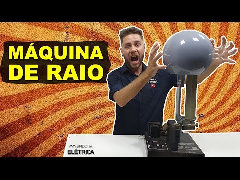 MÁQUINA de RAIOS e relâmpagos! Simulação de raio.