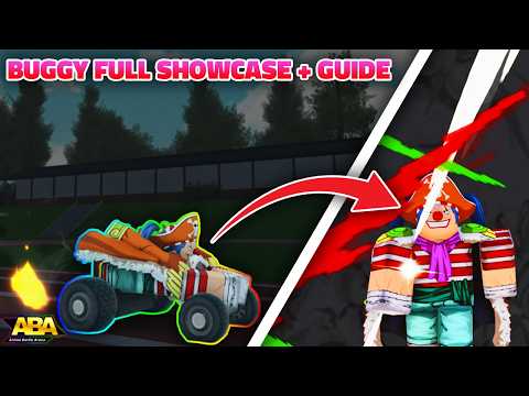 [ABA UPDATE] BUGGY FULL SHOWCASE + COMBO GUIDE! (3 extenders and evasive lol z tier)