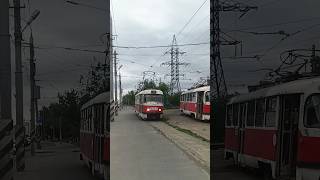 Tatra T3SU №2527, маршрут 4. К/ст "Обувная Фабрика", Волгоград.