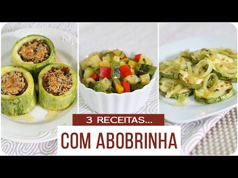 Vídeo: Pratos Dietéticos De Abobrinha