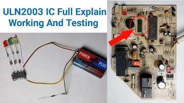 ULN2003 IC Working And Testing Full Explain in Urdu/Hindi