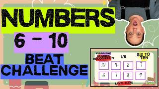 Learn Numbers 6-10 | Beat the Beat! Number Recognition Game for Kids | Preschool & Kindy Maths