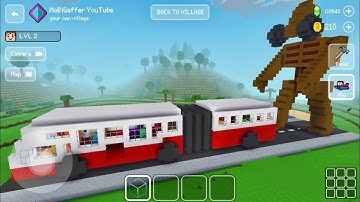 Block Craft 3D: Building Simulator Games For Free Gameplay#2461 (iOS & Android)| Articulated Bus 🚌