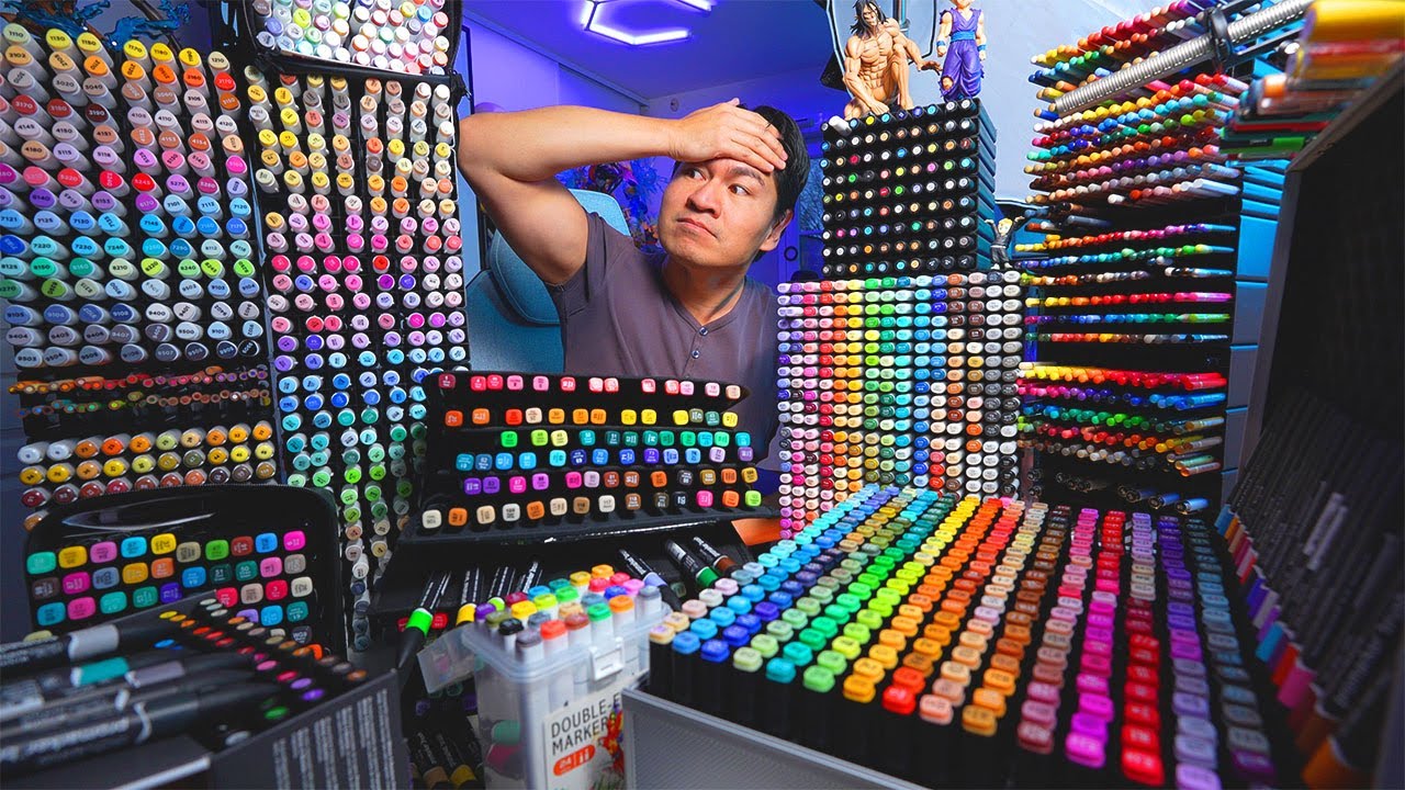 Je teste 2000 feutres alcool