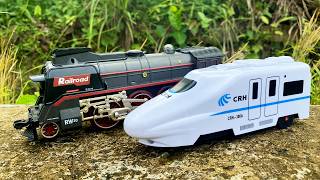 ASMR Merakit Mainan Kereta Api Railroad, Kereta Api Classic, Kereta Api Speed Train - ASMR Unboxing