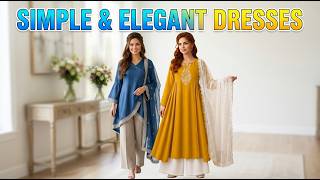 Simple & Elegant Plain Suit Designs 🤍🌸 | Pakistani Fashion Ideas#plaindresses #suitdesign #video screenshot 2