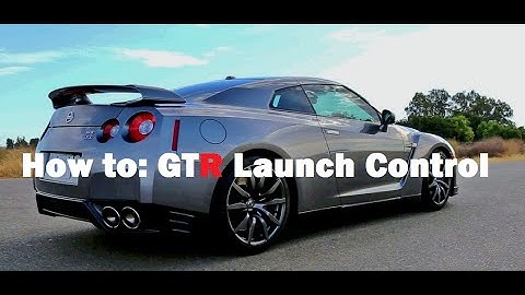 Nissan GTR : How to use Launch Control