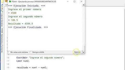 Curso de PSeInt   7 Introducción a PSeInt, Ejemplos con Operadores Aritméticos