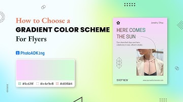 How to Choose a Gradient Color Scheme for Flyers