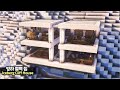 ⛏️ Minecraft Tutorial :: ❄️ Build an Iceberg Cliff House 🌨️ [마인크래프트 빙산에 있는 절벽 집짓기 건축강좌]