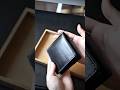 コードバンで二つ折り財布作った