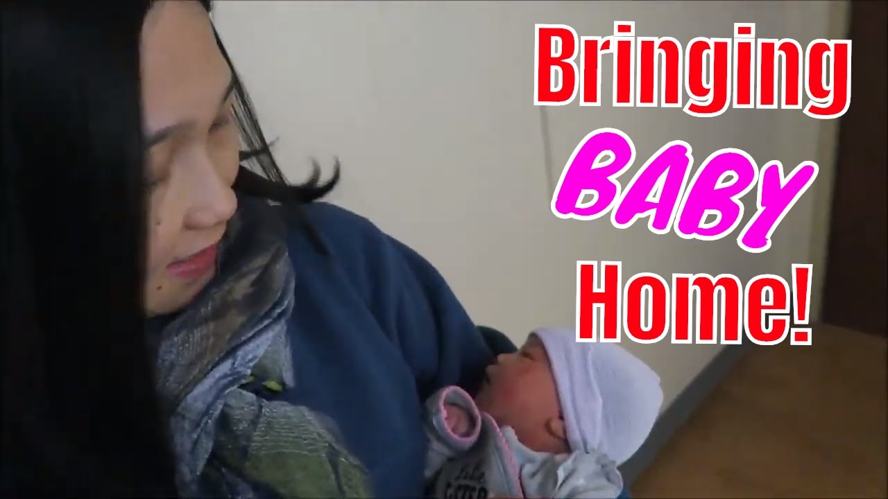 BRINGING BABY HOME From The Hospital || Newborn Life Day 2 - YouTube