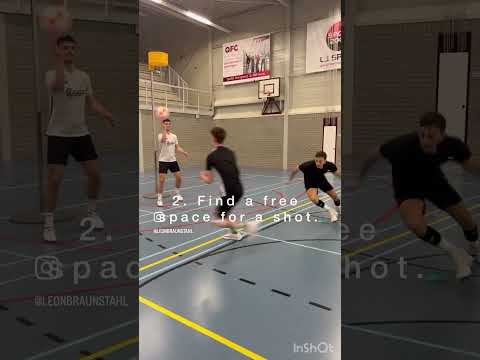 1-tegen-1 vrijlopen naar schot
