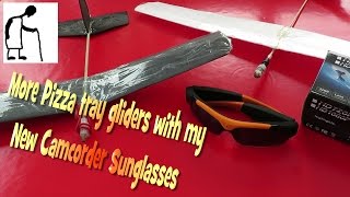 More Pizza tray gliders with my New Camcorder Sunglasses