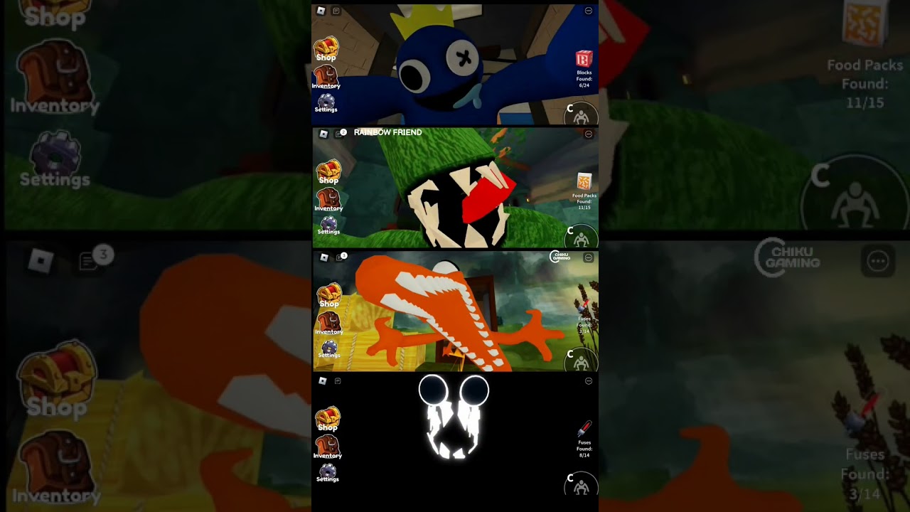 JUMPSCARE # Rainbow Friends All JUMPSCARE