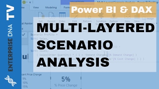 multi-layered scenario analysis using dax in power bi