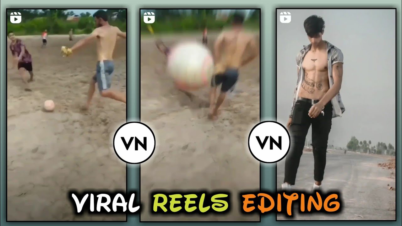 Kik football and drop fast photo instagram reels editing | vn video editing 