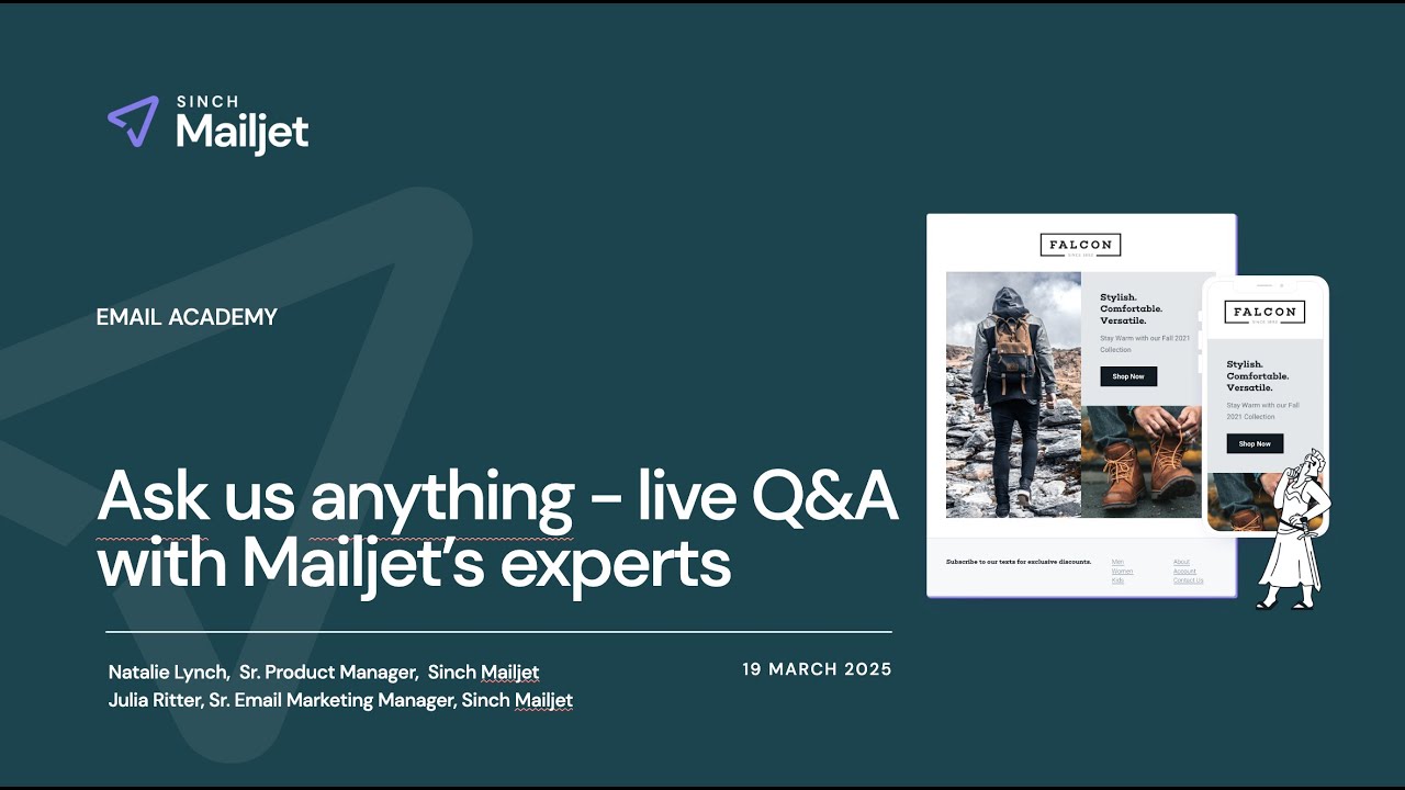 Ask us anything - live Q&A with Mailjet’s experts​​​