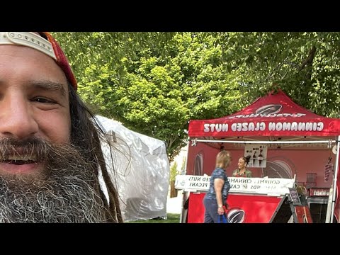 Busking at a Festival 🎵