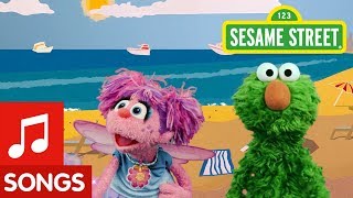 sesame street find green with elmo and abby i spy color song 3