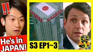 Japanese Karate Sensei Reacts To "Cobra Kai Season 3 Episode 1~3" For The 1st Time!