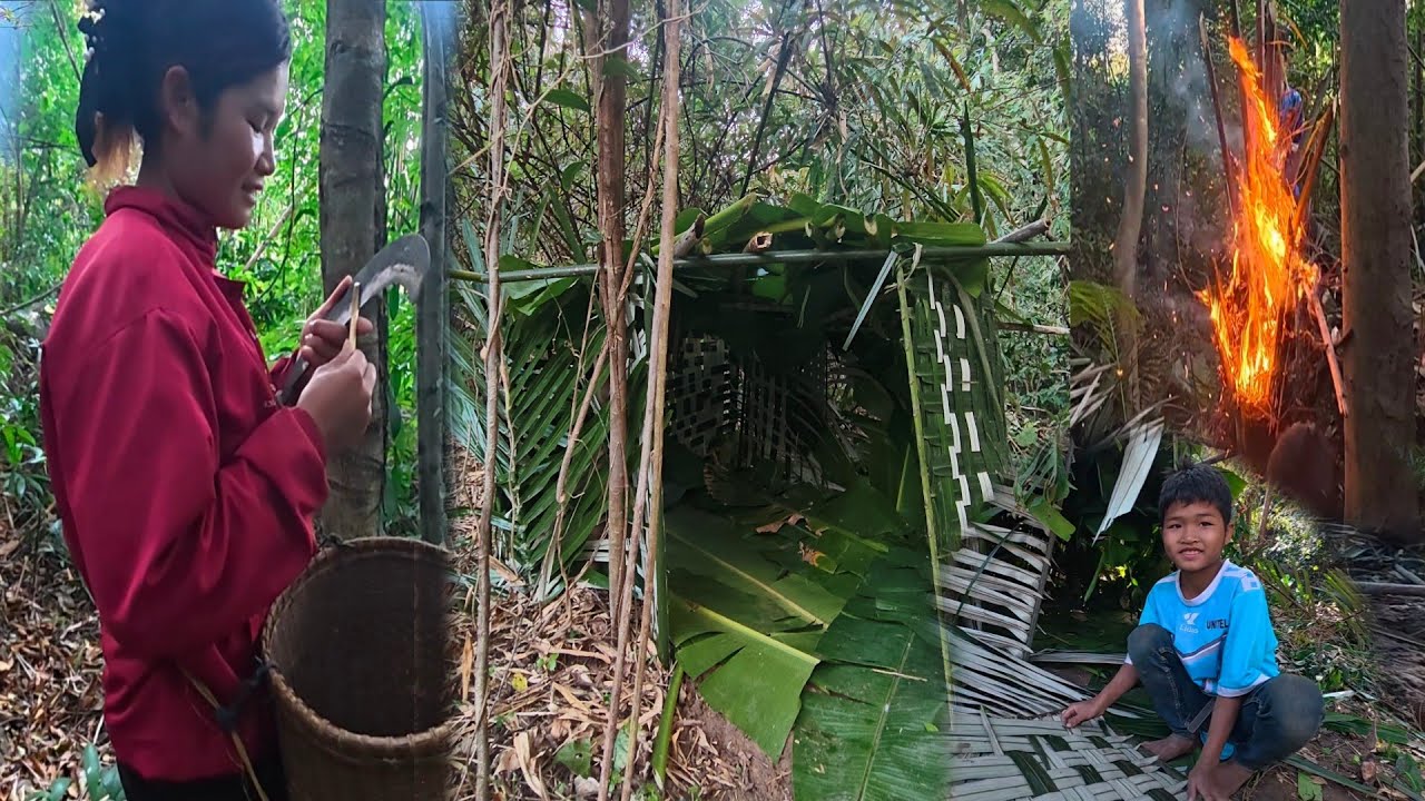 ການດຳລົງຊີວິດໃນປ່າຂອງເຜົ່າບຣູ//การดำรงชีวิตของชนเผ่าบรูในป่า Dong Una
