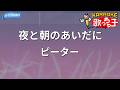 【カラオケ】夜と朝のあいだに/ピーター
