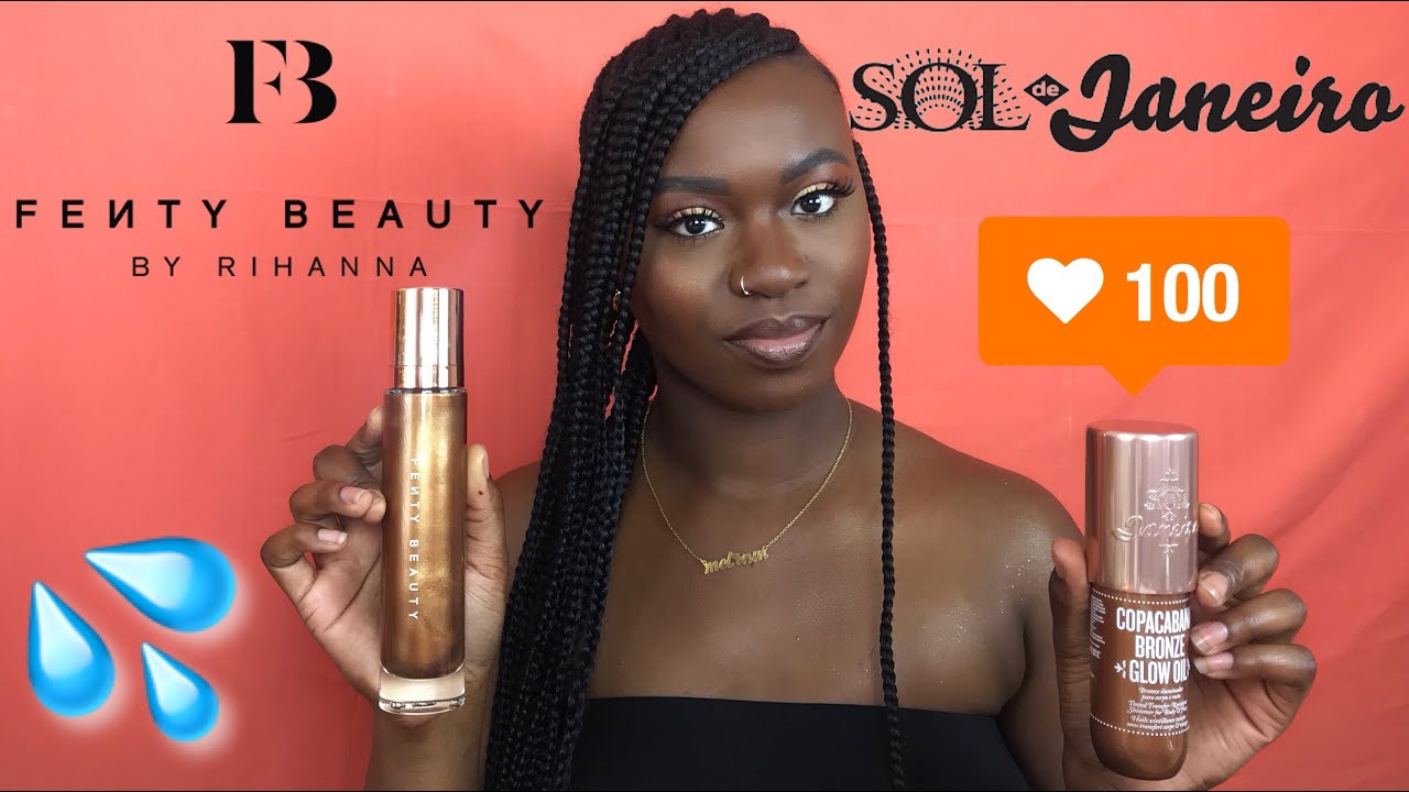 Fenty Body Lava Vs. Sol De Janeiro Glow Oil | NaturalTanay