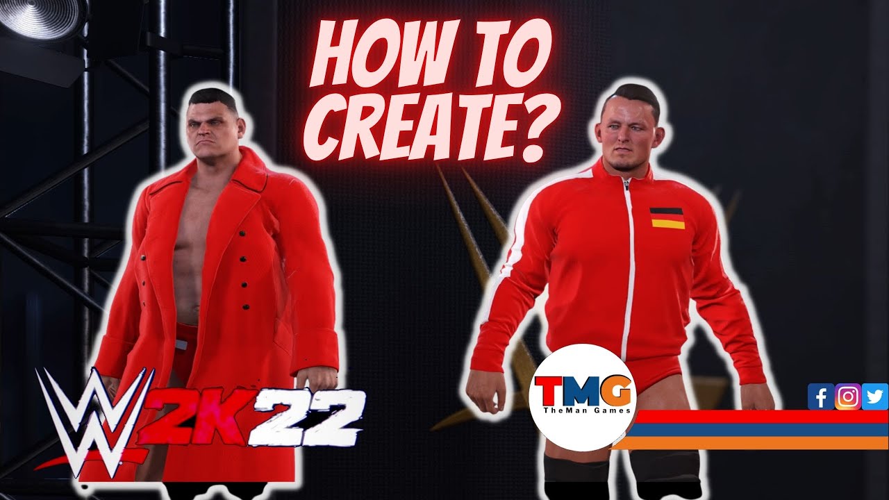 How To Create Gunther Ludwig Kaiser WWE 2K22 YouTube