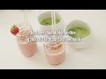 Jordbær-blomkål smoothie og hjemmelavet cashewmælk