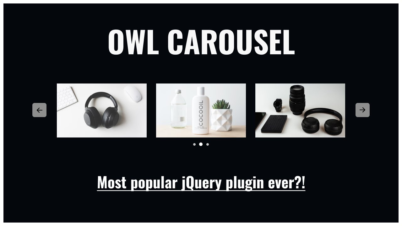 Owl Carousel Slider Tutorial | Most Popular Jquery Slider Ever?!🔥