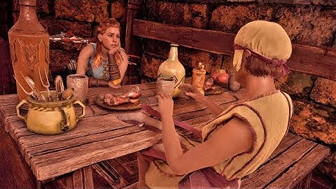 Advanced Photo Mode. making Aloy pose with Otis_Inf Camera. Horizon Zero Dawn