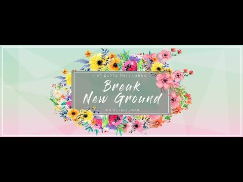 UNC Kappa Phi Lambda Fall 2018 Rush Video