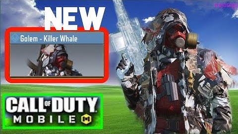 *NEW* GOLEM KILLER WHALE😍😍-Codm br Solo Gameplay