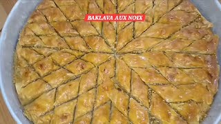 CEVİZLİ EV BAKLAVA TARİFİ. RECETTE DE BAKLAVA AUX NOIX FAIT MAISON