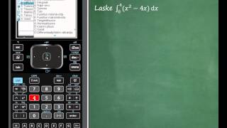 NSPIRE CX CAS: Määrätty integraali