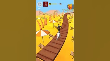 Tower Run | Level 74 | walkthrough solution #Shorts